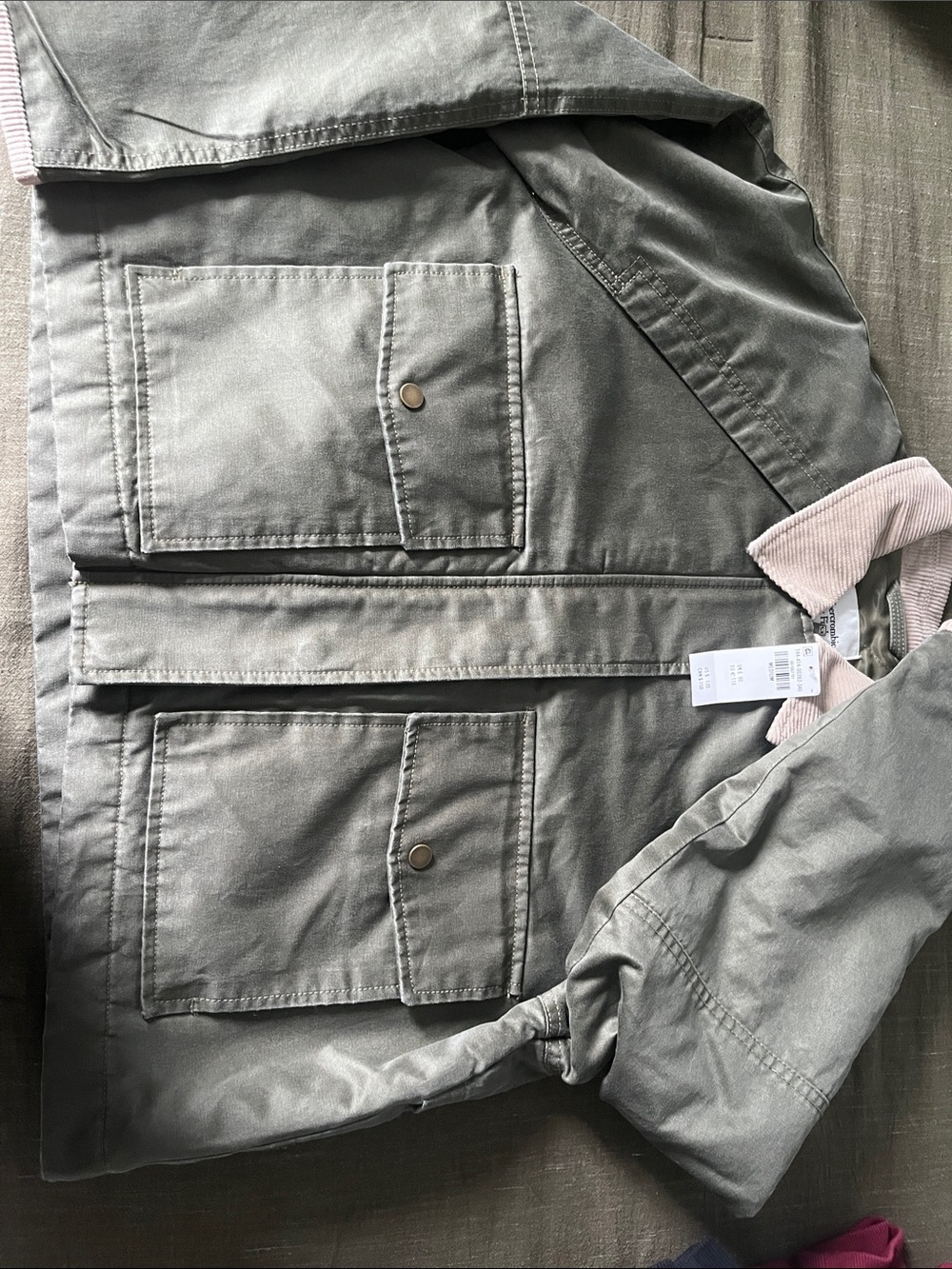 Abercrombie & Fitch wax chore jacket